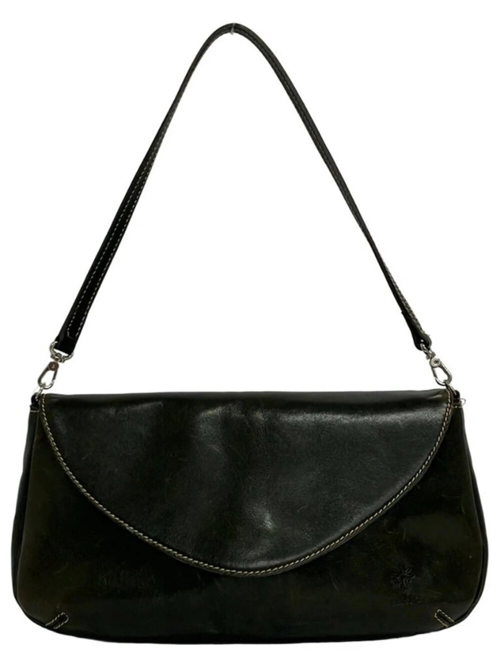 ALBERO Dark Green Leather Handbag